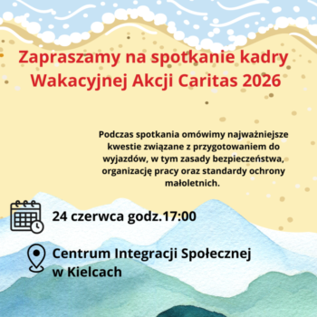 Spotkanie kadry Wakacyjnej Akcji Caritas 2026
