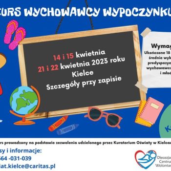 Zapraszamy na Kurs wychowawcy wypoczynku