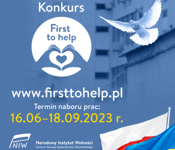 Trwa konkurs “First to help”dla zaangażowanych w pomoc dla Ukrainy