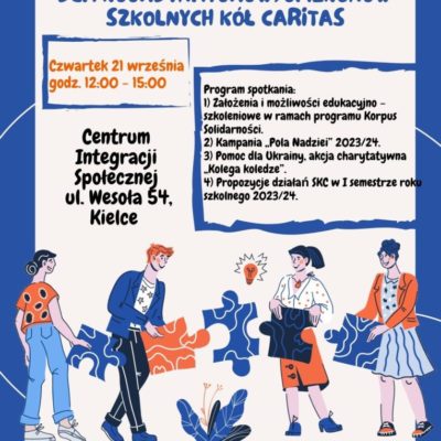 Konferencja dla koordynatorów/opiekunów Szkolnych Kół Caritas