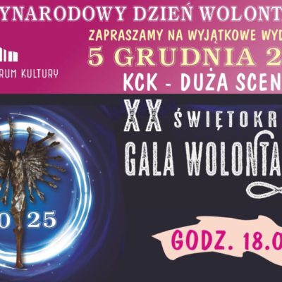 Zapraszamy na XX Świętokrzyską Galę Wolontariatu