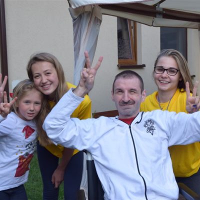 Wolontariusze z Kielc pomagali w puckim Hospicjum