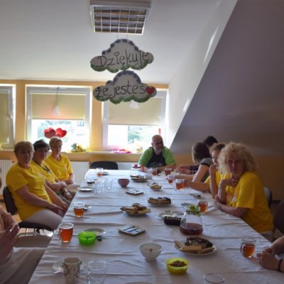 O św. Matce Teresie z wolontariuszami w Hospicjum