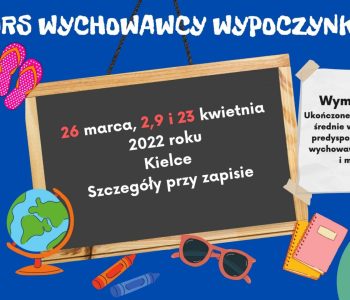 Zapisy na Kurs wychowawcy wypoczynku