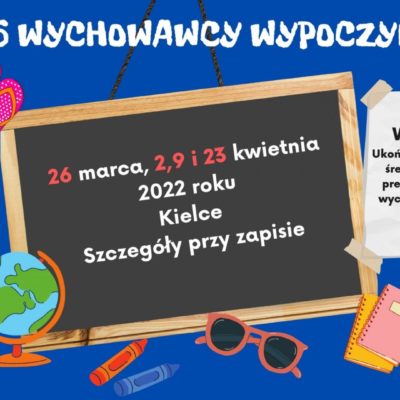 Zapisy na Kurs wychowawcy wypoczynku